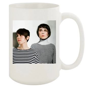 Tegan and Sara 15oz White Mug