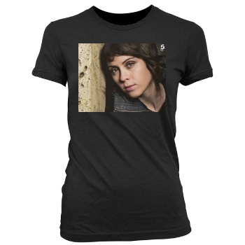 Tegan and Sara Women's Junior Cut Crewneck T-Shirt