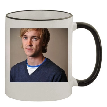 Tom Felton 11oz Colored Rim & Handle Mug