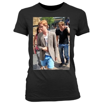 Tom Felton Women's Junior Cut Crewneck T-Shirt