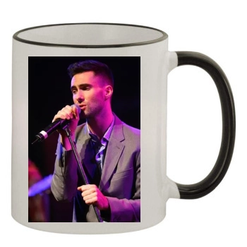 Adam Levine 11oz Colored Rim & Handle Mug