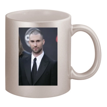 Adam Levine 11oz Metallic Silver Mug