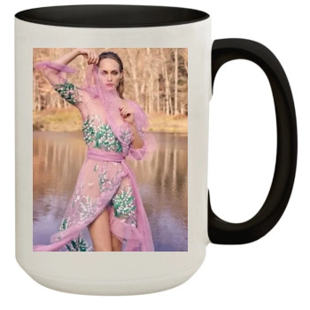 Amber Valletta 15oz Colored Inner & Handle Mug