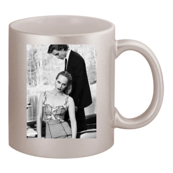 Amber Valletta 11oz Metallic Silver Mug