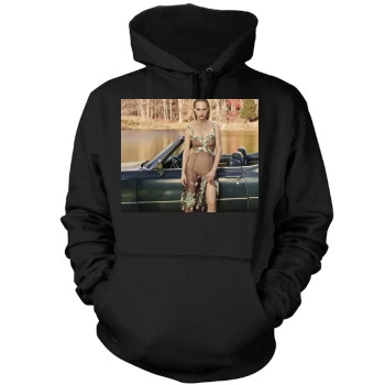 Amber Valletta Mens Pullover Hoodie Sweatshirt