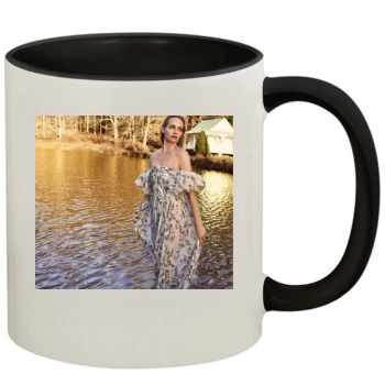 Amber Valletta 11oz Colored Inner & Handle Mug