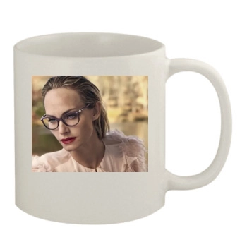 Amber Valletta 11oz White Mug