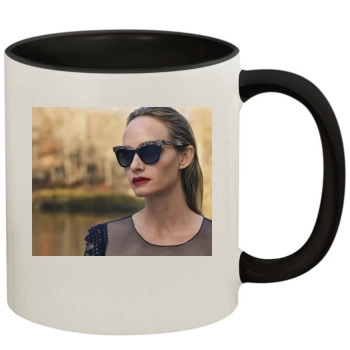 Amber Valletta 11oz Colored Inner & Handle Mug