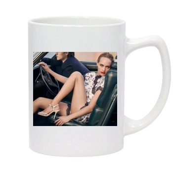 Amber Valletta 14oz White Statesman Mug