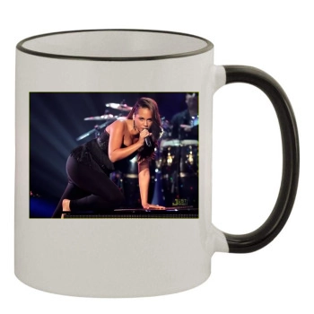 Alicia Keys 11oz Colored Rim & Handle Mug