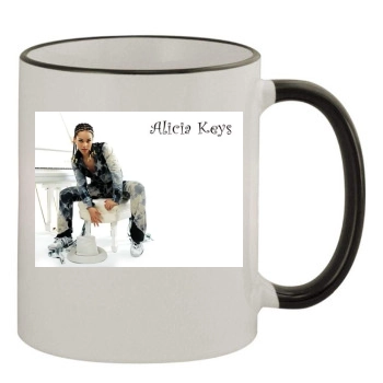 Alicia Keys 11oz Colored Rim & Handle Mug