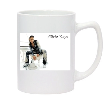 Alicia Keys 14oz White Statesman Mug