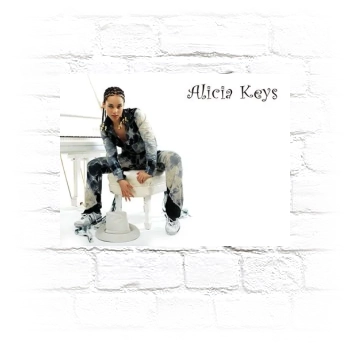 Alicia Keys Metal Wall Art