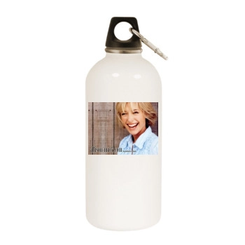 Allison Mack White Water Bottle With Carabiner