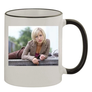 Allison Mack 11oz Colored Rim & Handle Mug