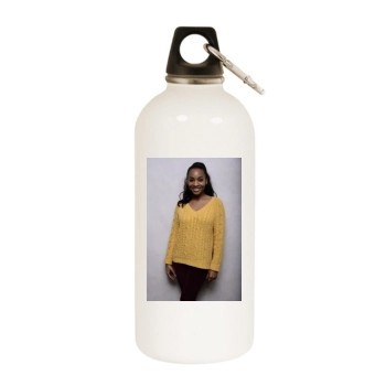 Anika Noni Rose White Water Bottle With Carabiner