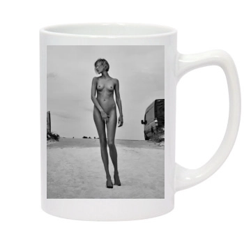 Anja Rubik 14oz White Statesman Mug