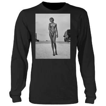 Anja Rubik Men's Heavy Long Sleeve TShirt