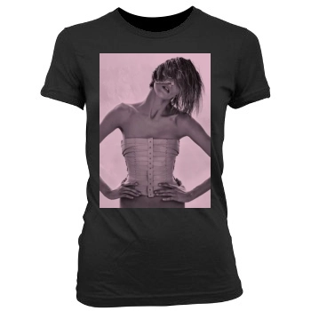 Anja Rubik Women's Junior Cut Crewneck T-Shirt