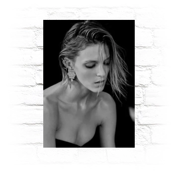 Anja Rubik Metal Wall Art