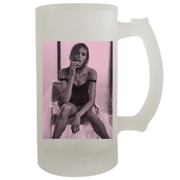 Anja Rubik 16oz Frosted Beer Stein