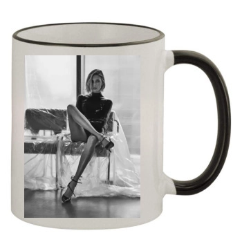 Anja Rubik 11oz Colored Rim & Handle Mug