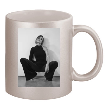 Anja Rubik 11oz Metallic Silver Mug