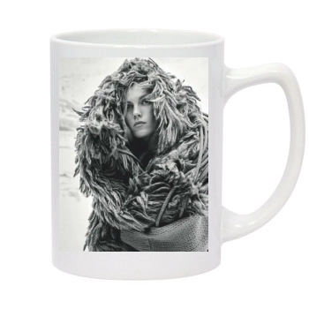 Anja Rubik 14oz White Statesman Mug