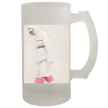 Anja Rubik 16oz Frosted Beer Stein