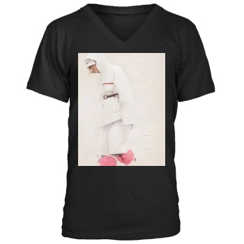 Anja Rubik Men's V-Neck T-Shirt