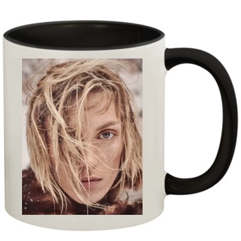 Anja Rubik 11oz Colored Inner & Handle Mug