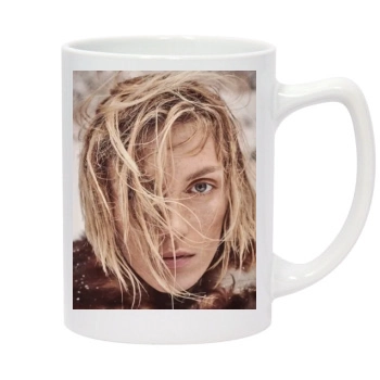 Anja Rubik 14oz White Statesman Mug