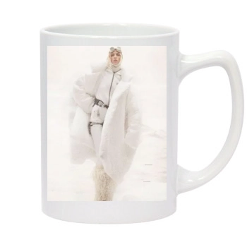 Anja Rubik 14oz White Statesman Mug