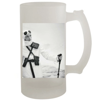 Anja Rubik 16oz Frosted Beer Stein