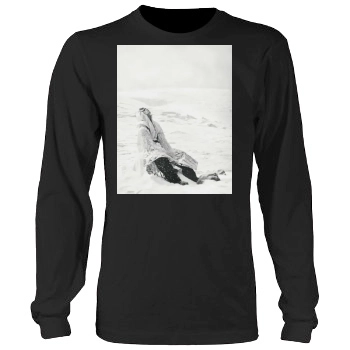 Anja Rubik Men's Heavy Long Sleeve TShirt