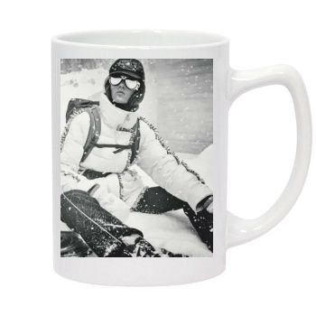 Anja Rubik 14oz White Statesman Mug