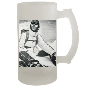 Anja Rubik 16oz Frosted Beer Stein