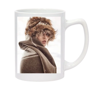 Anja Rubik 14oz White Statesman Mug