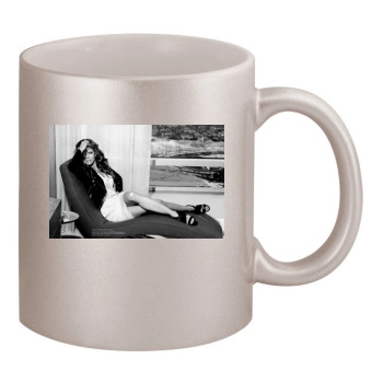 AnnaLynne McCord 11oz Metallic Silver Mug