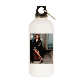 AnnaLynne McCord White Water Bottle With Carabiner