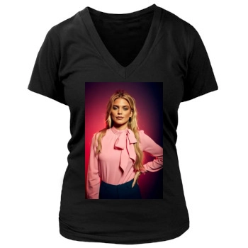 AnnaLynne McCord Women's Deep V-Neck TShirt