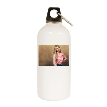 AnnaLynne McCord White Water Bottle With Carabiner