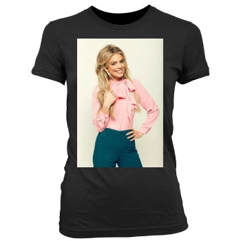 AnnaLynne McCord Women's Junior Cut Crewneck T-Shirt