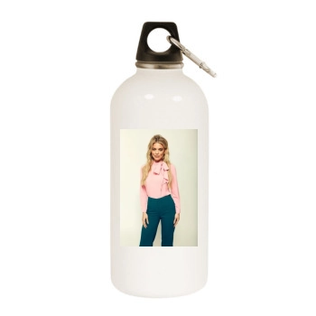 AnnaLynne McCord White Water Bottle With Carabiner