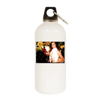 Fernanda Tavares White Water Bottle With Carabiner