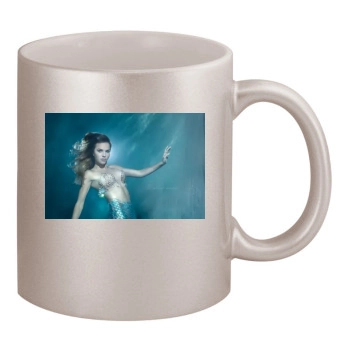 Arielle Kebbel 11oz Metallic Silver Mug