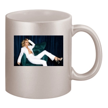 Arielle Kebbel 11oz Metallic Silver Mug