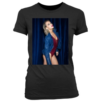 Arielle Kebbel Women's Junior Cut Crewneck T-Shirt