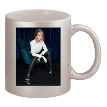 Arielle Kebbel 11oz Metallic Silver Mug