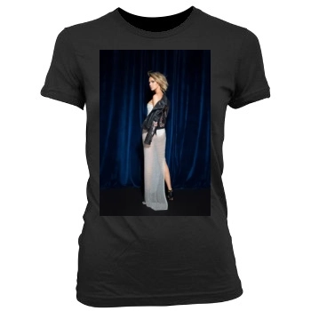 Arielle Kebbel Women's Junior Cut Crewneck T-Shirt